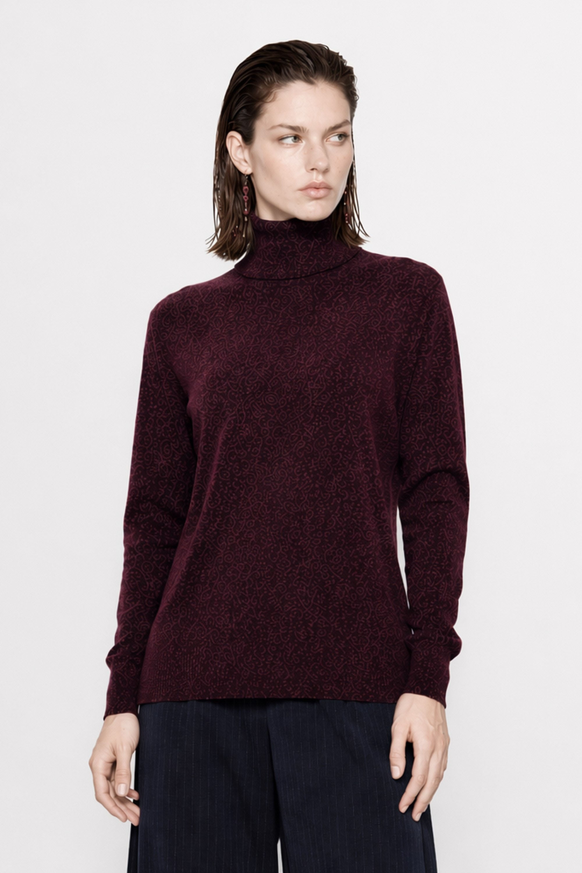 KOCCA · Jersey de cuello alto con lúrex · Mauricia
