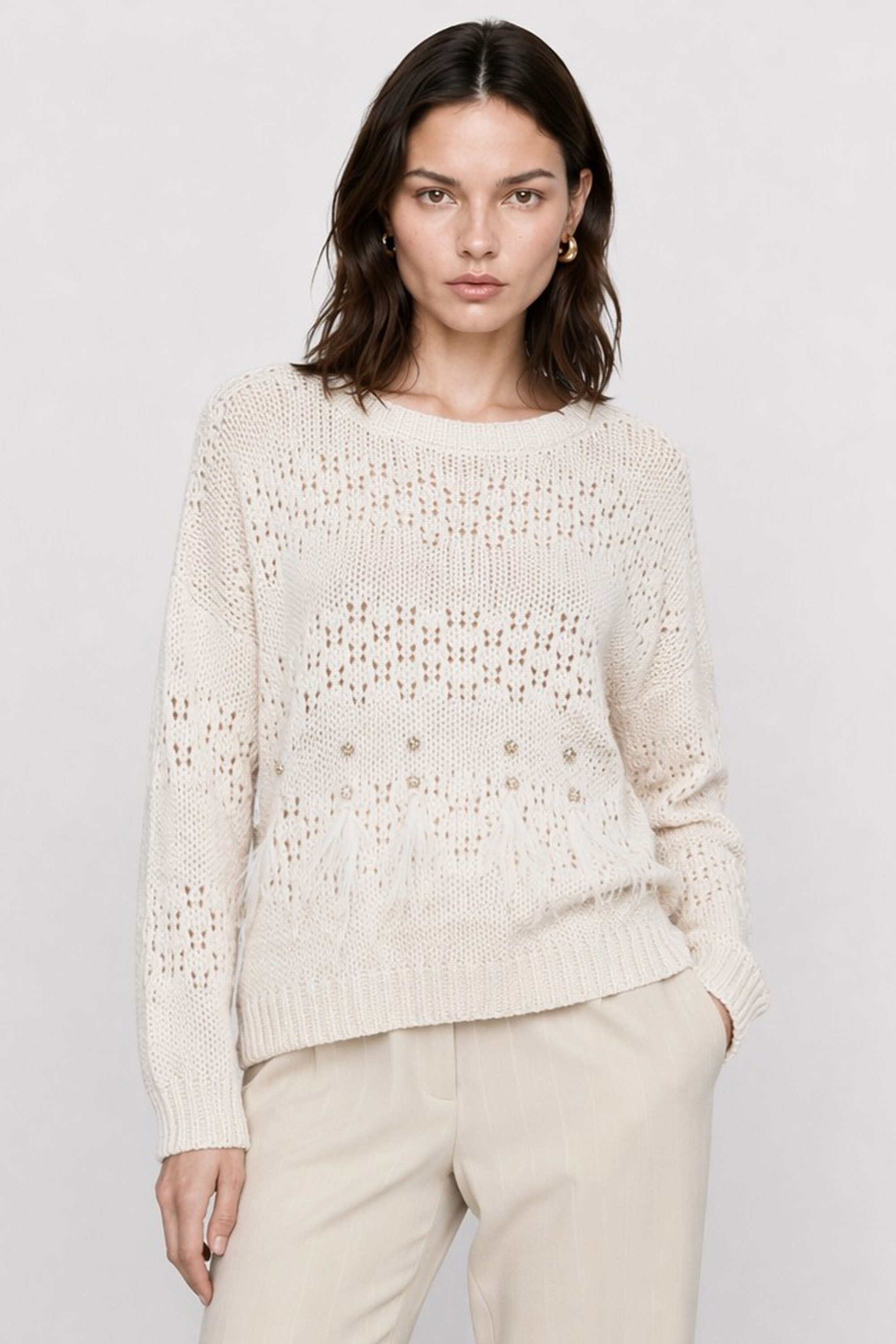 KOCCA · Jersey calado con flecos · Papilo