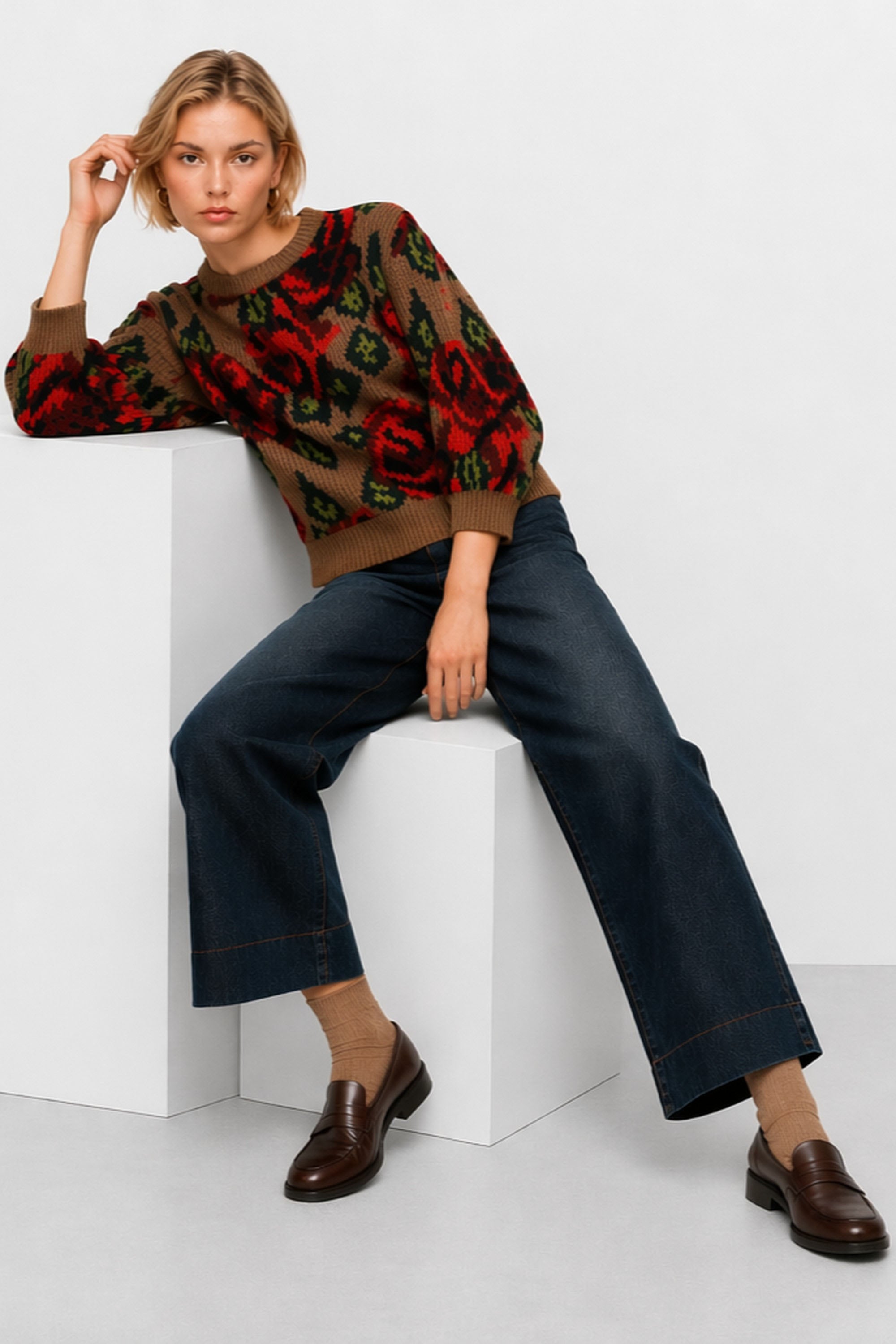 KOCCA · Jersey de flores de lana y alpaca · Landeline - Imagen 2