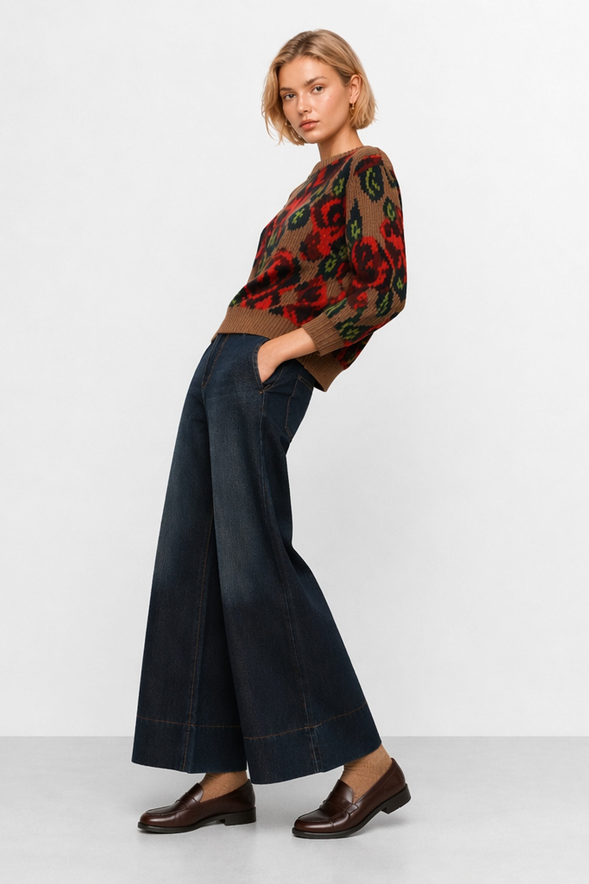 KOCCA · Jersey de flores de lana y alpaca · Landeline - Imagen 3