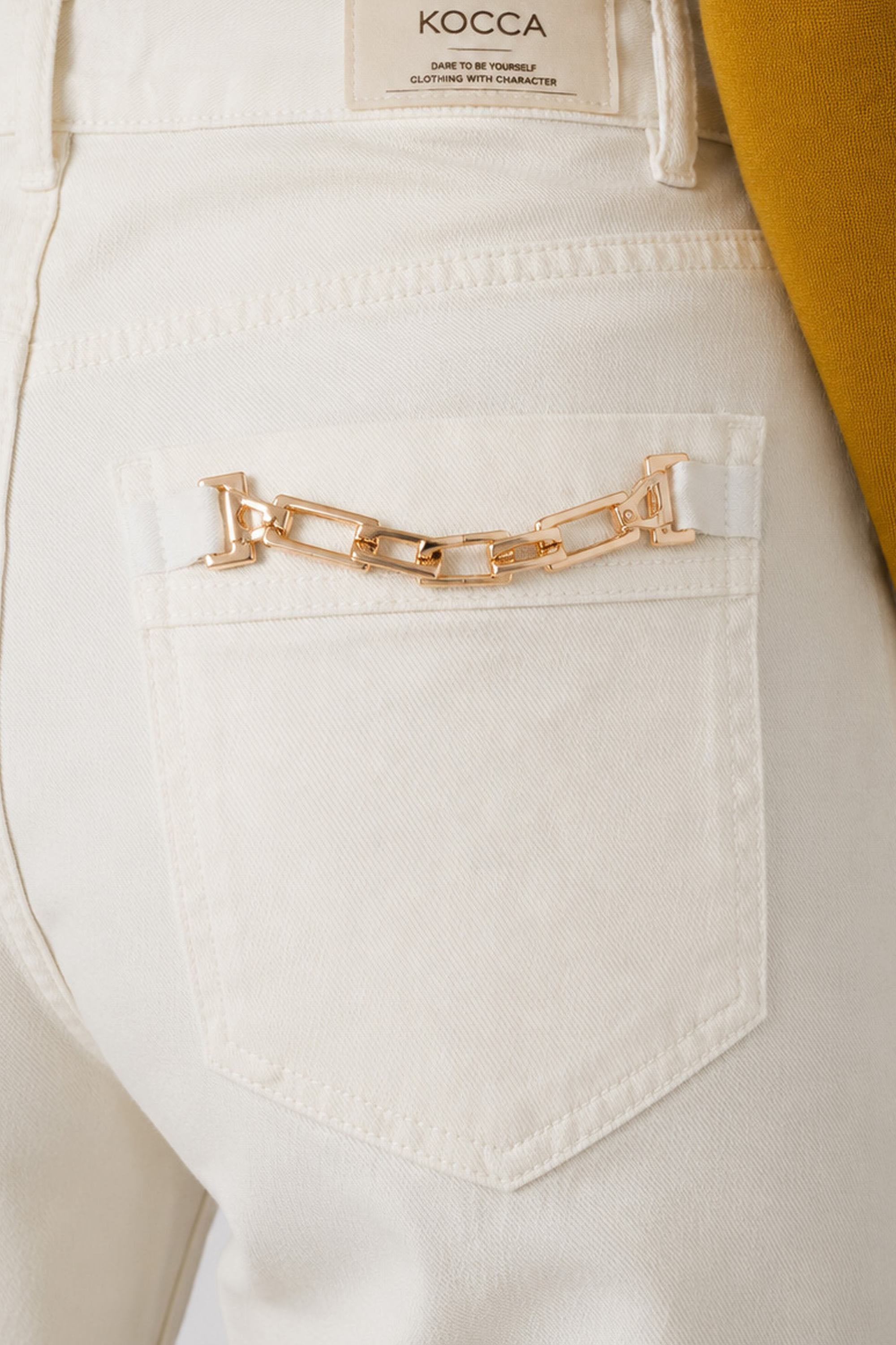 KOCCA · Pantalón con cadena en dos colores · Kesidio - Imagen 4