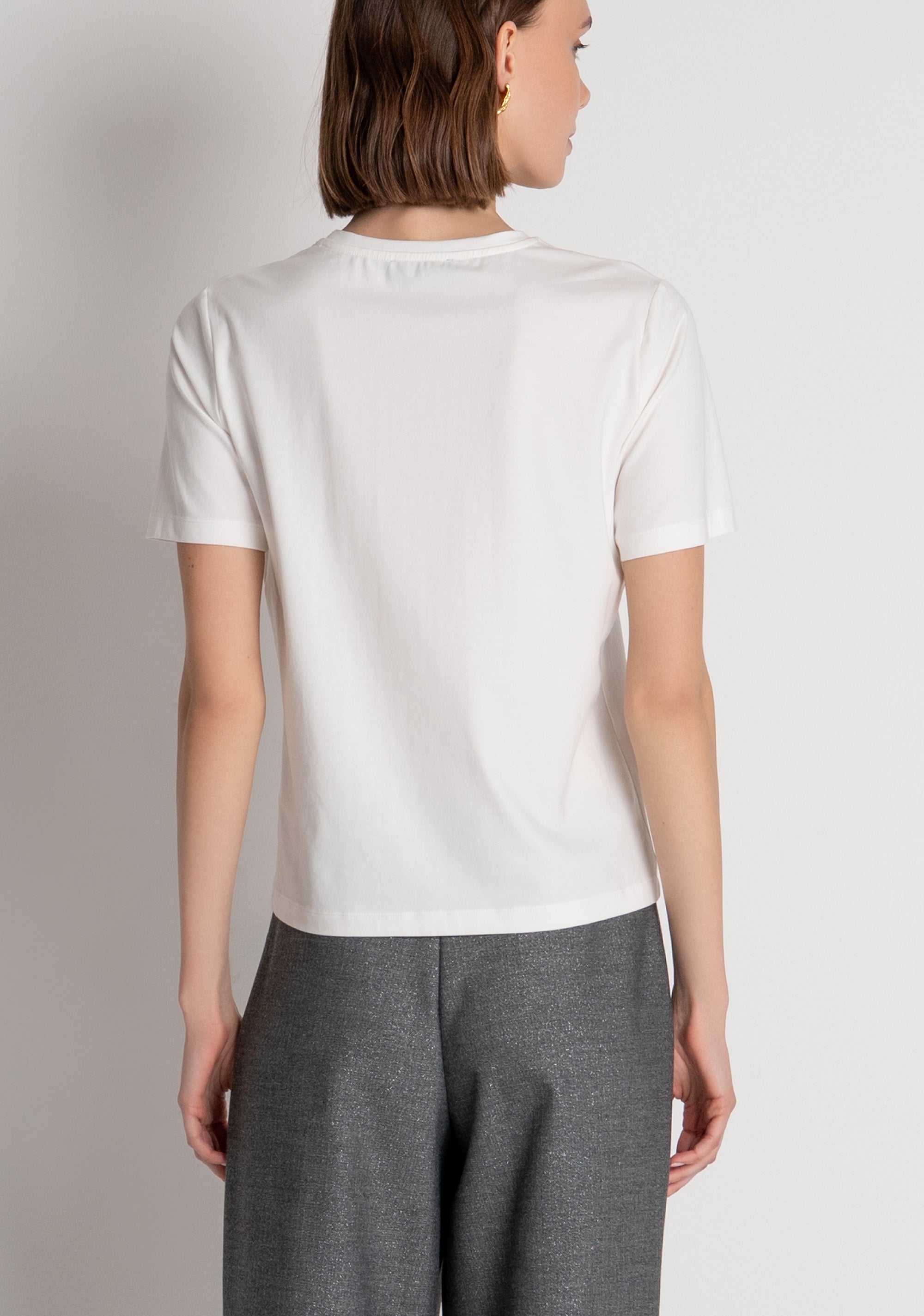 FRACOMINA · Camiseta de algodón con dibujos - Imagen 4