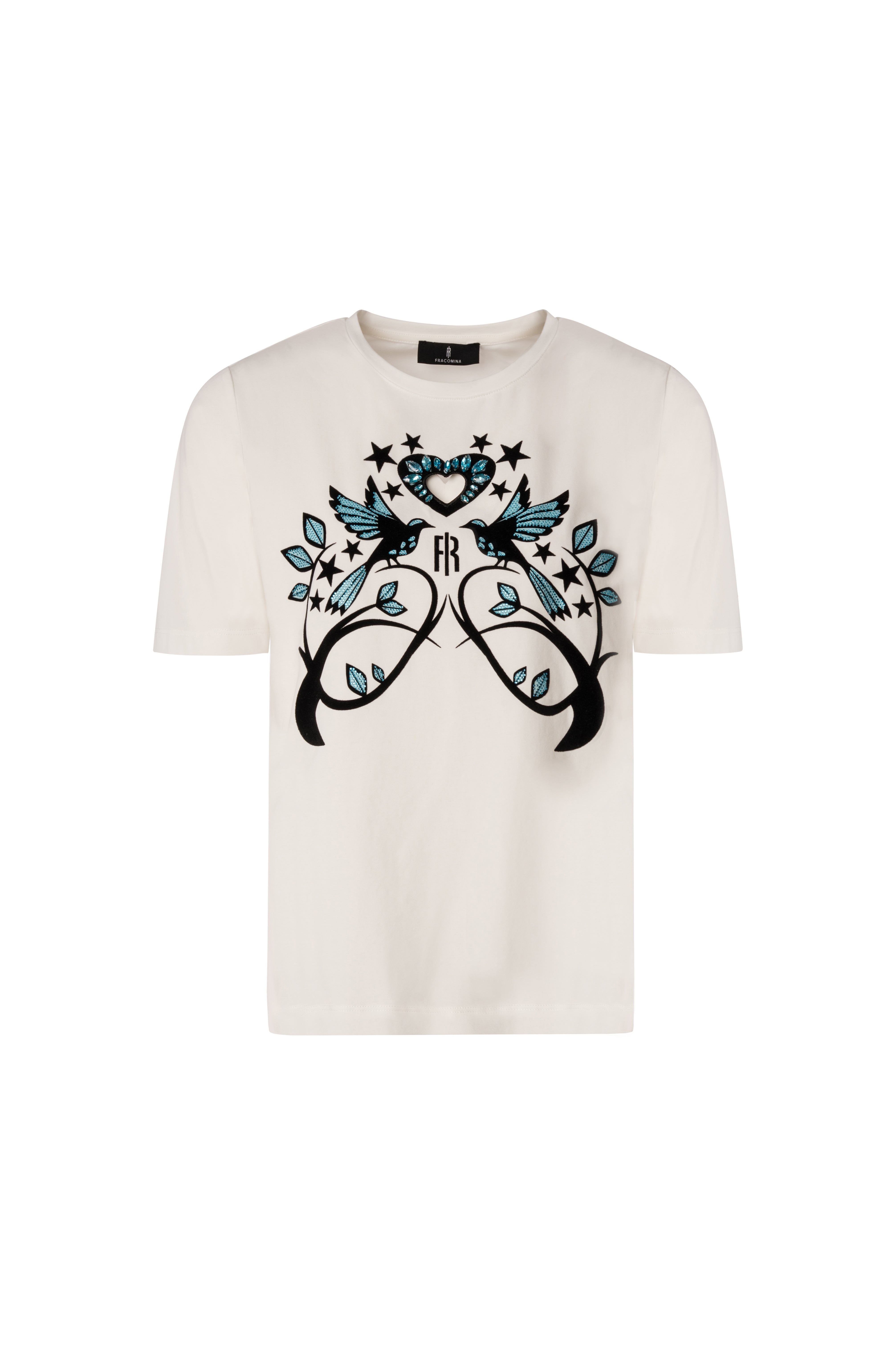 FRACOMINA · Camiseta de algodón con dibujos - Imagen 5