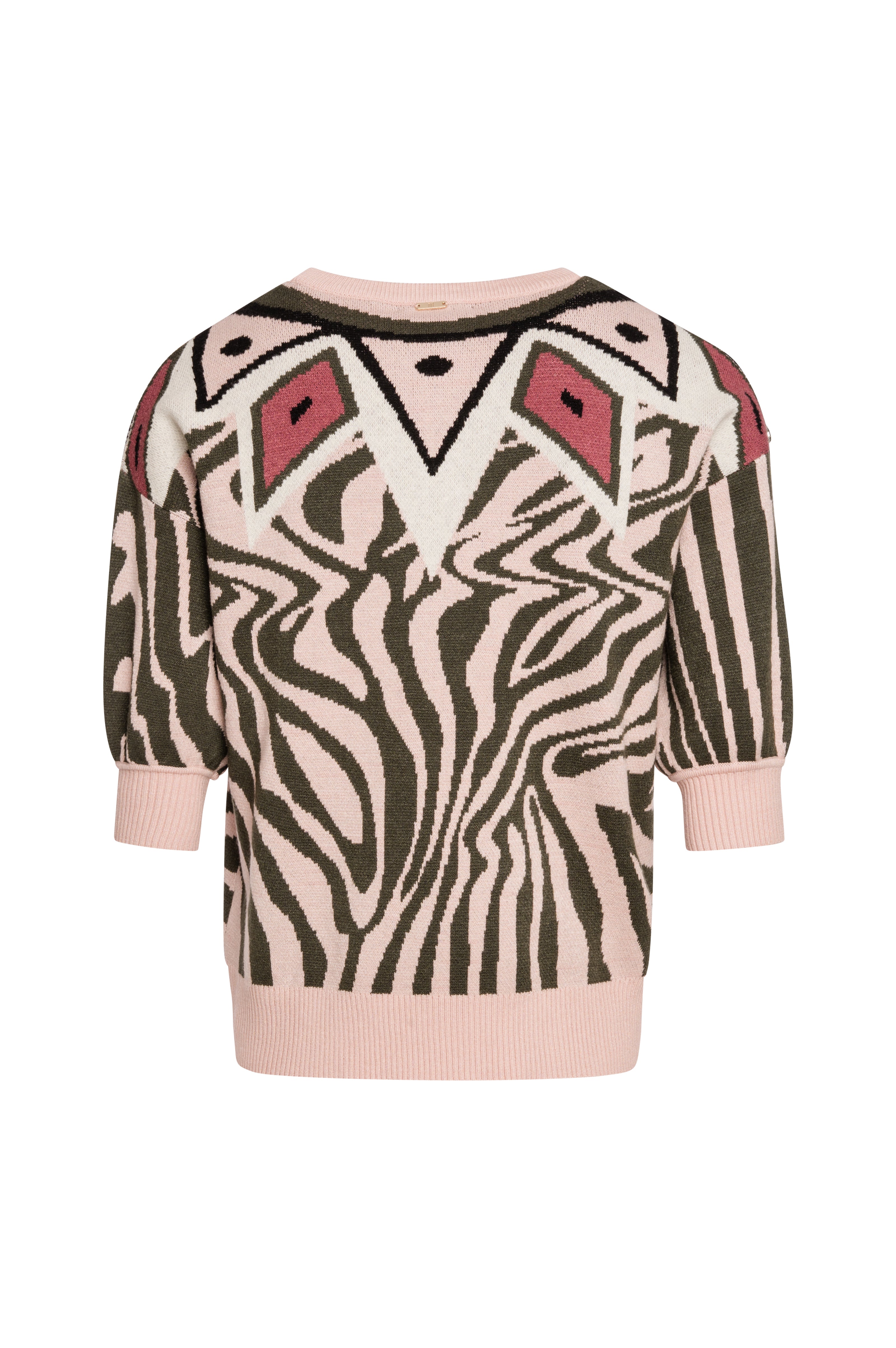 FRACOMINA · Jersey jacquard con pedrería - Imagen 2