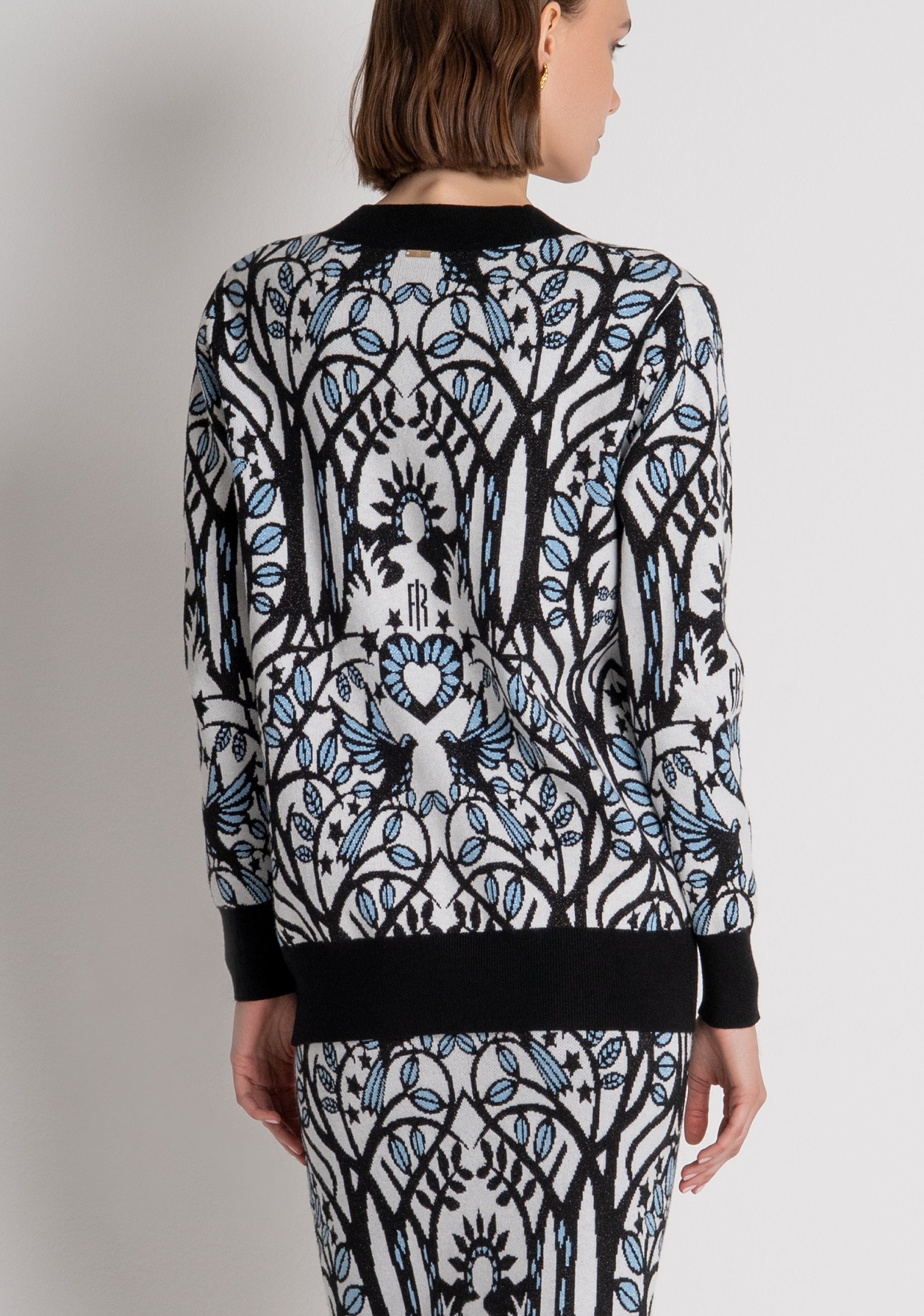 FRACOMINA · Cárdigan de punto jacquard - Imagen 4