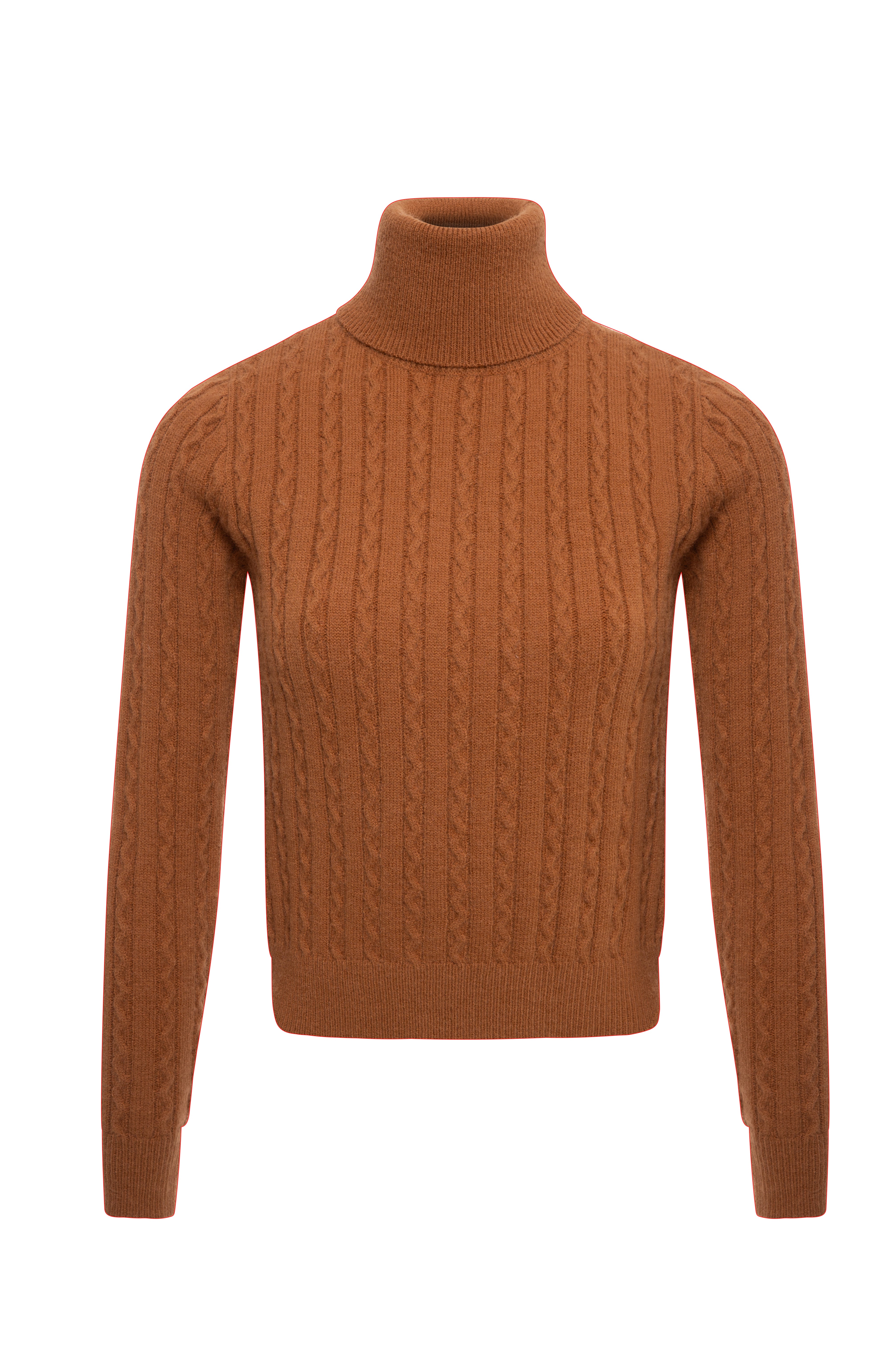 Knitwear slim fit with cable stitch