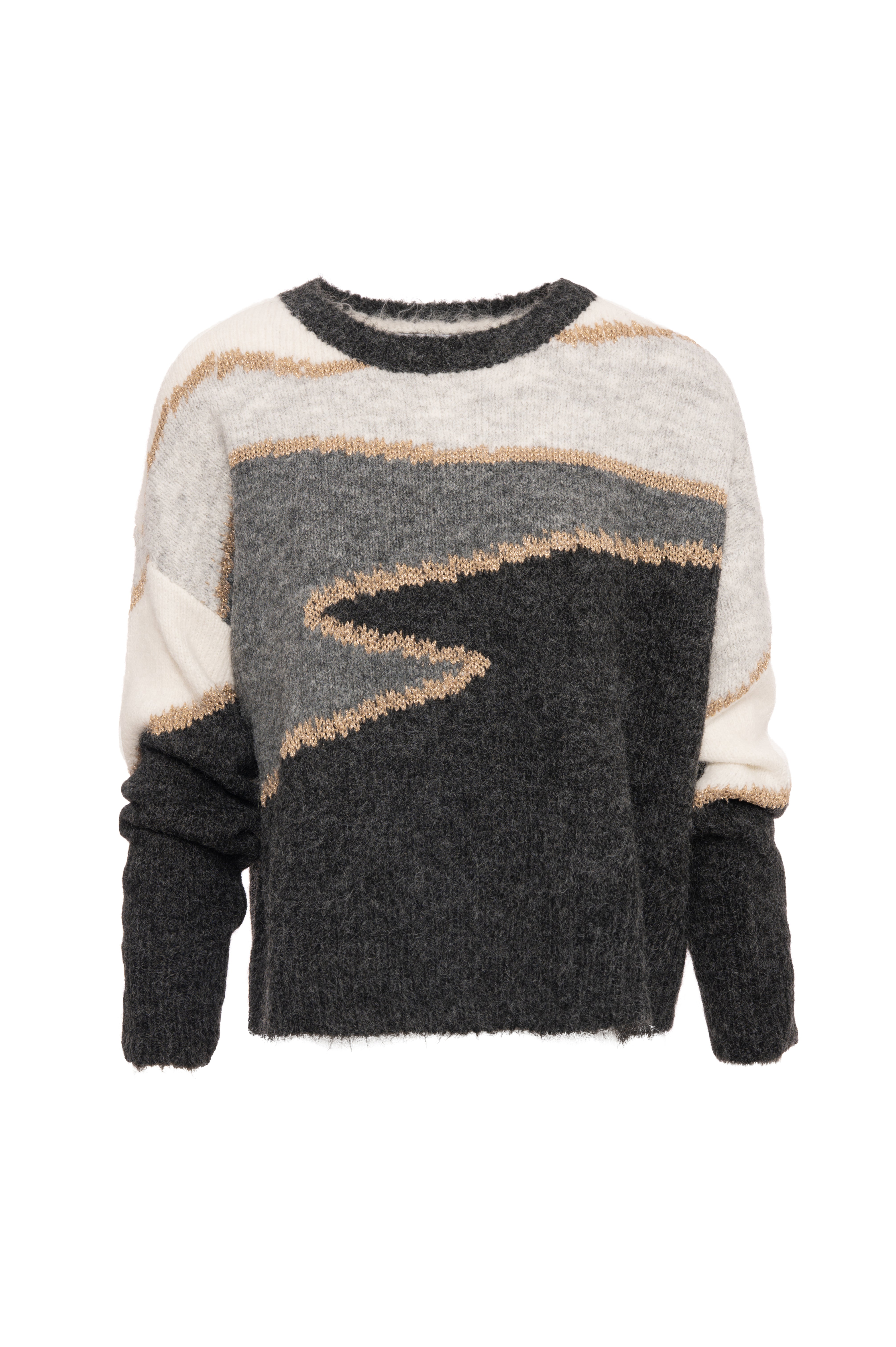 Knitwear regular fit with jacquard effect