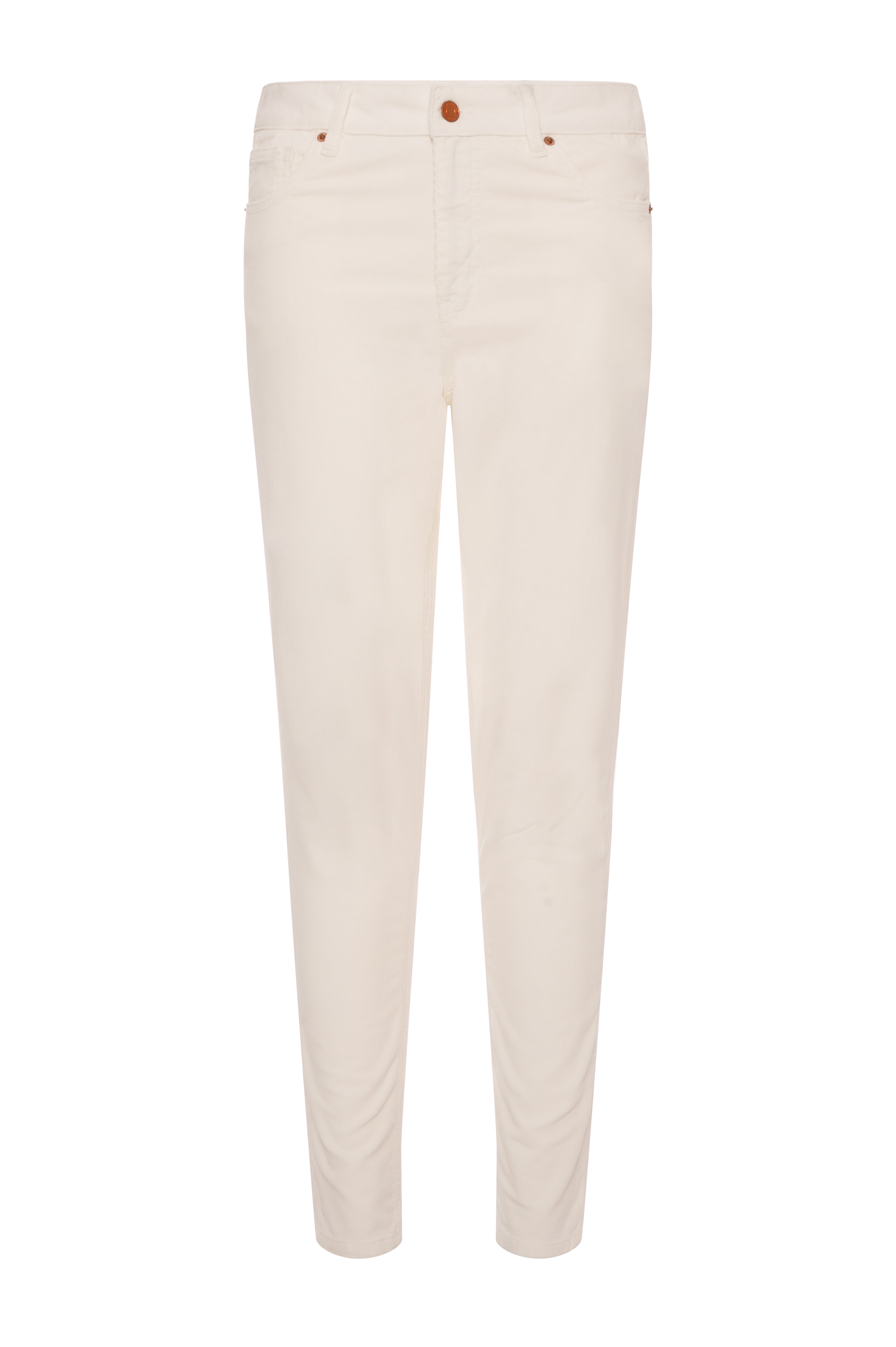Pant slim fit made in needlecord velvet