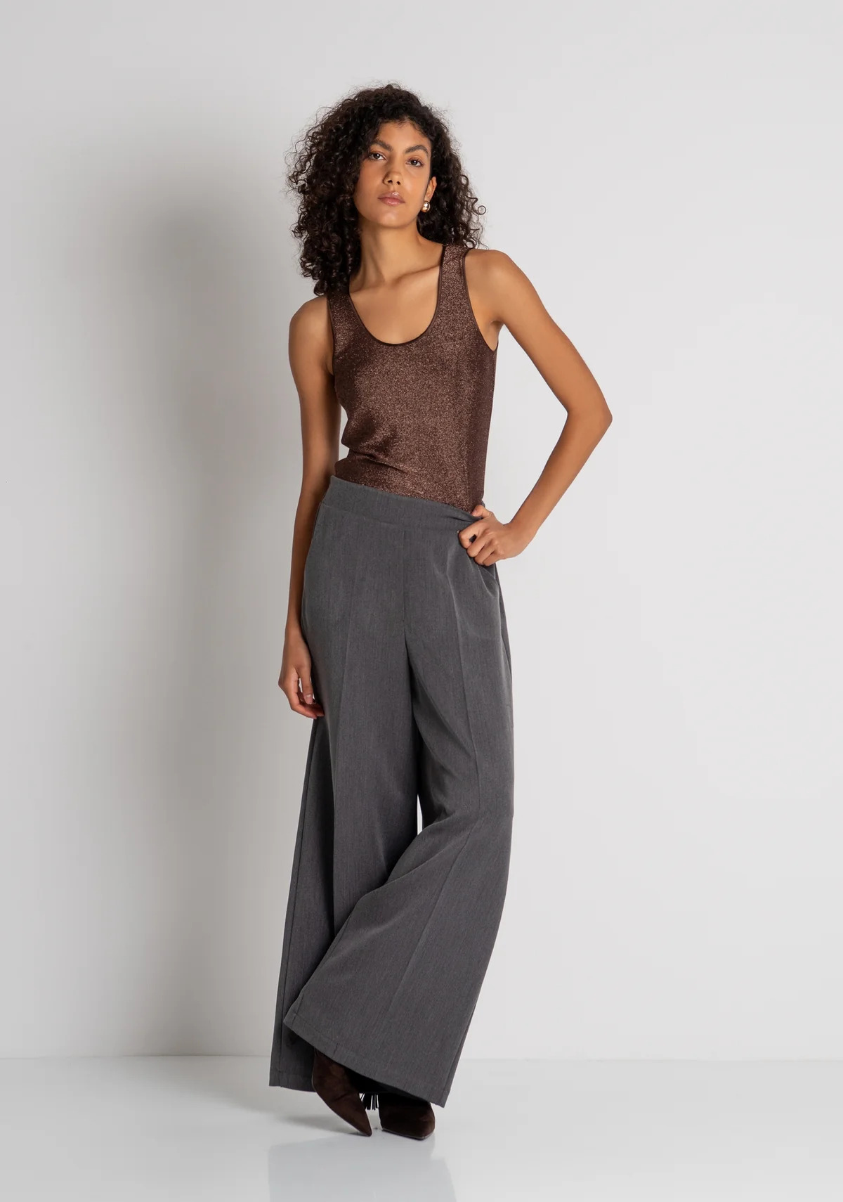 FRACOMINA · Pantalón flare de talle alto - Imagen 2