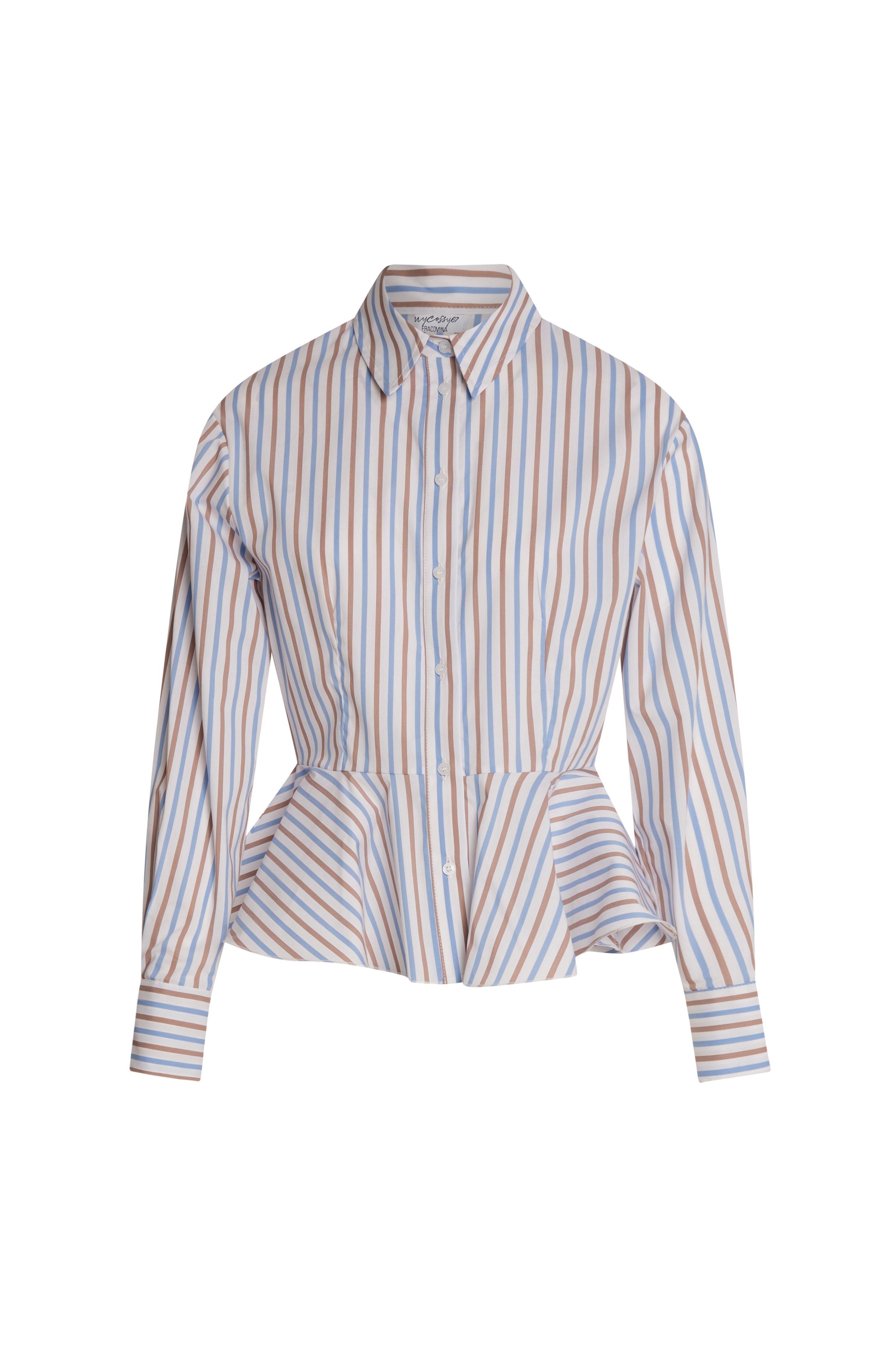 Shirt regular fit with multicolor stripes