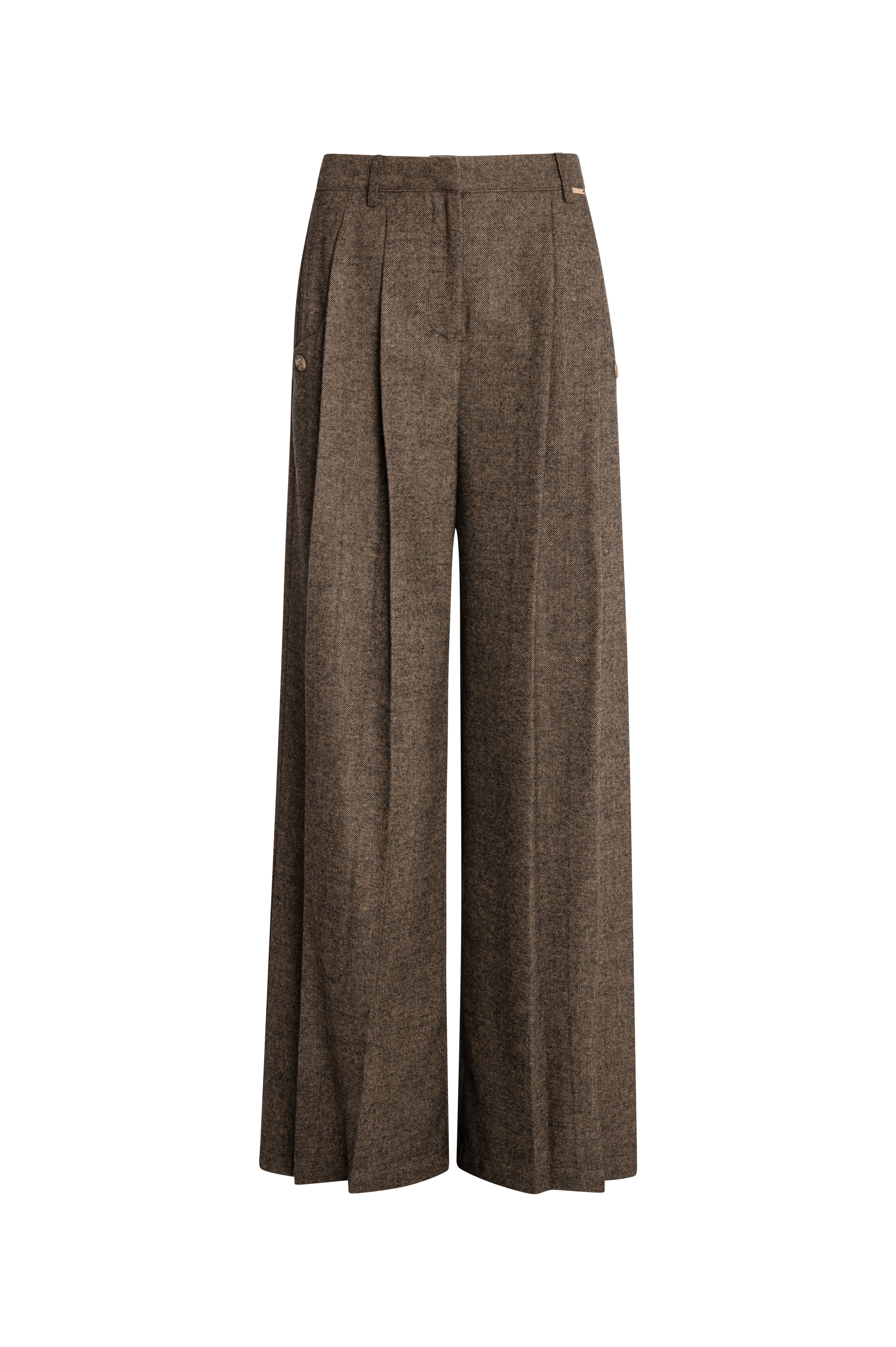 Palazzo pant wide fit made in tweed