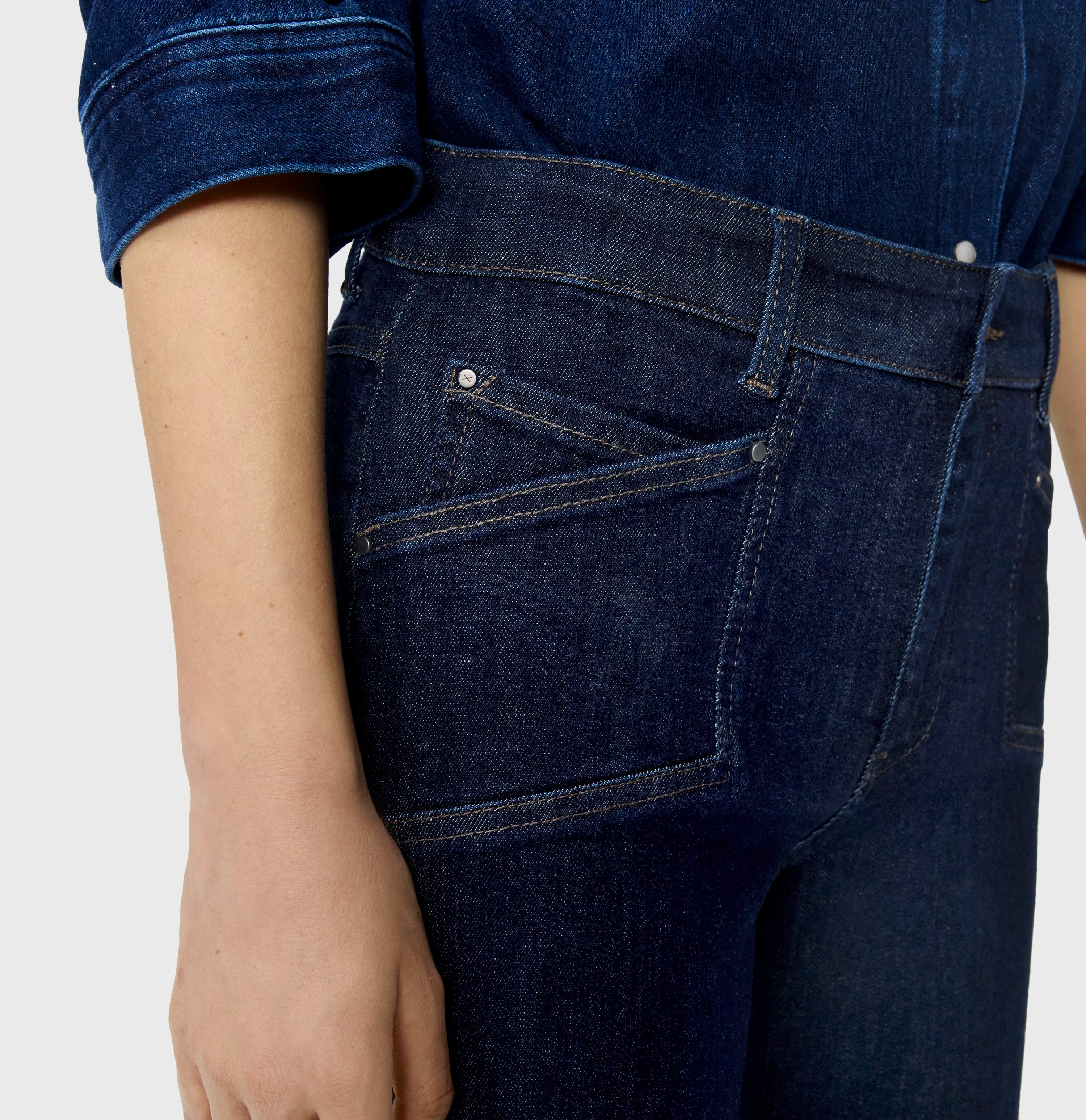 MAC-JEANS · Culotte vaquero ancho · Dream Culotte Pocket - Imagen 5