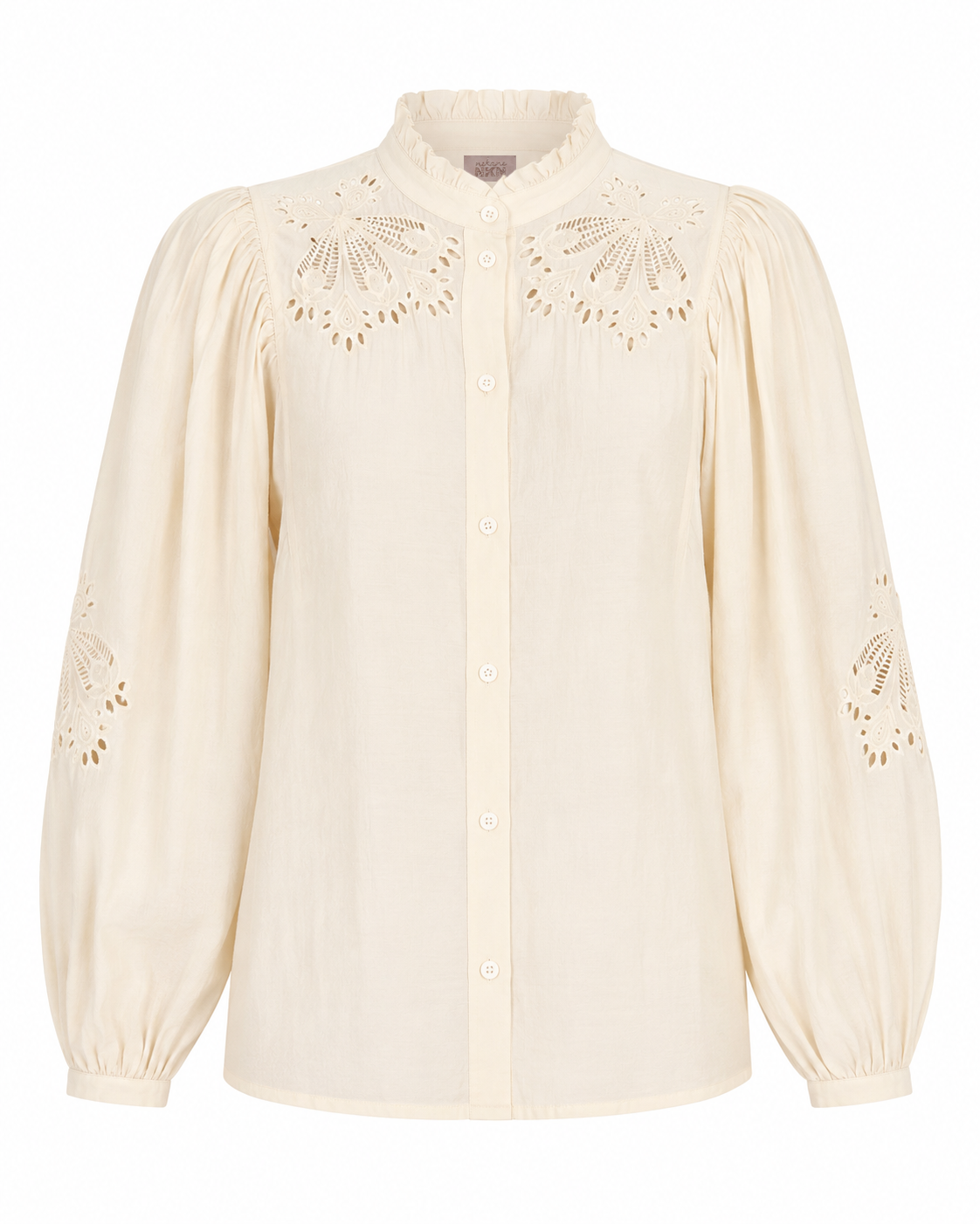 NEKANE · Blusa de manga globo con bordados - Imagen 5