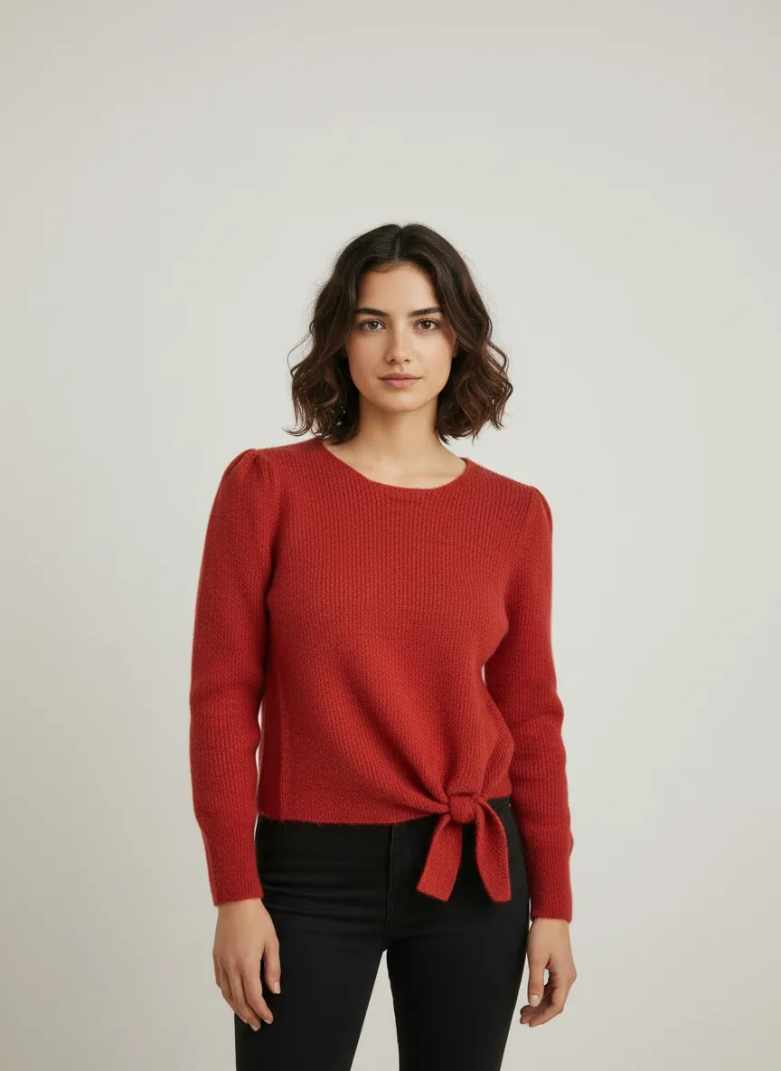 WNTCOLLECTION · Jersey baguilla con lazo