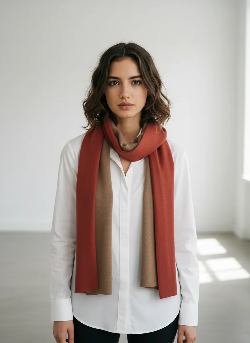 WNTCOLLECTION · Bufanda bicolor