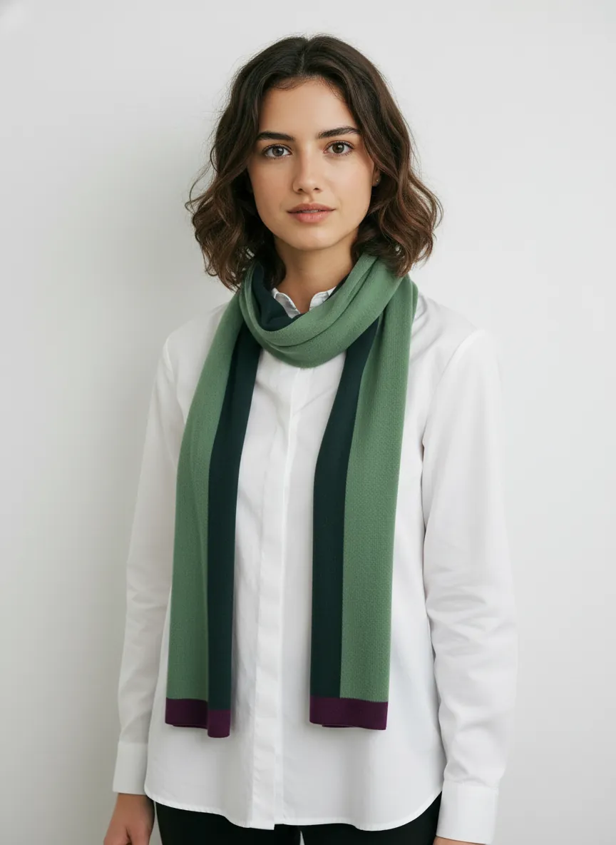 WNTCOLLECTION · Bufanda con doble bajo