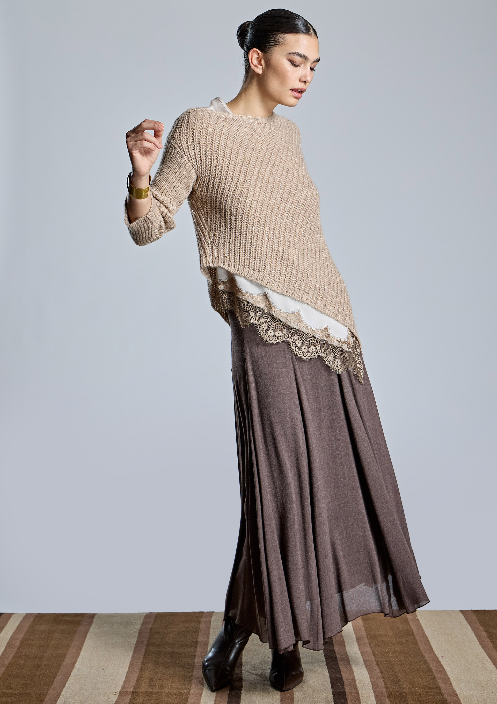 ALBA CONDE · Jersey asimétrico con top