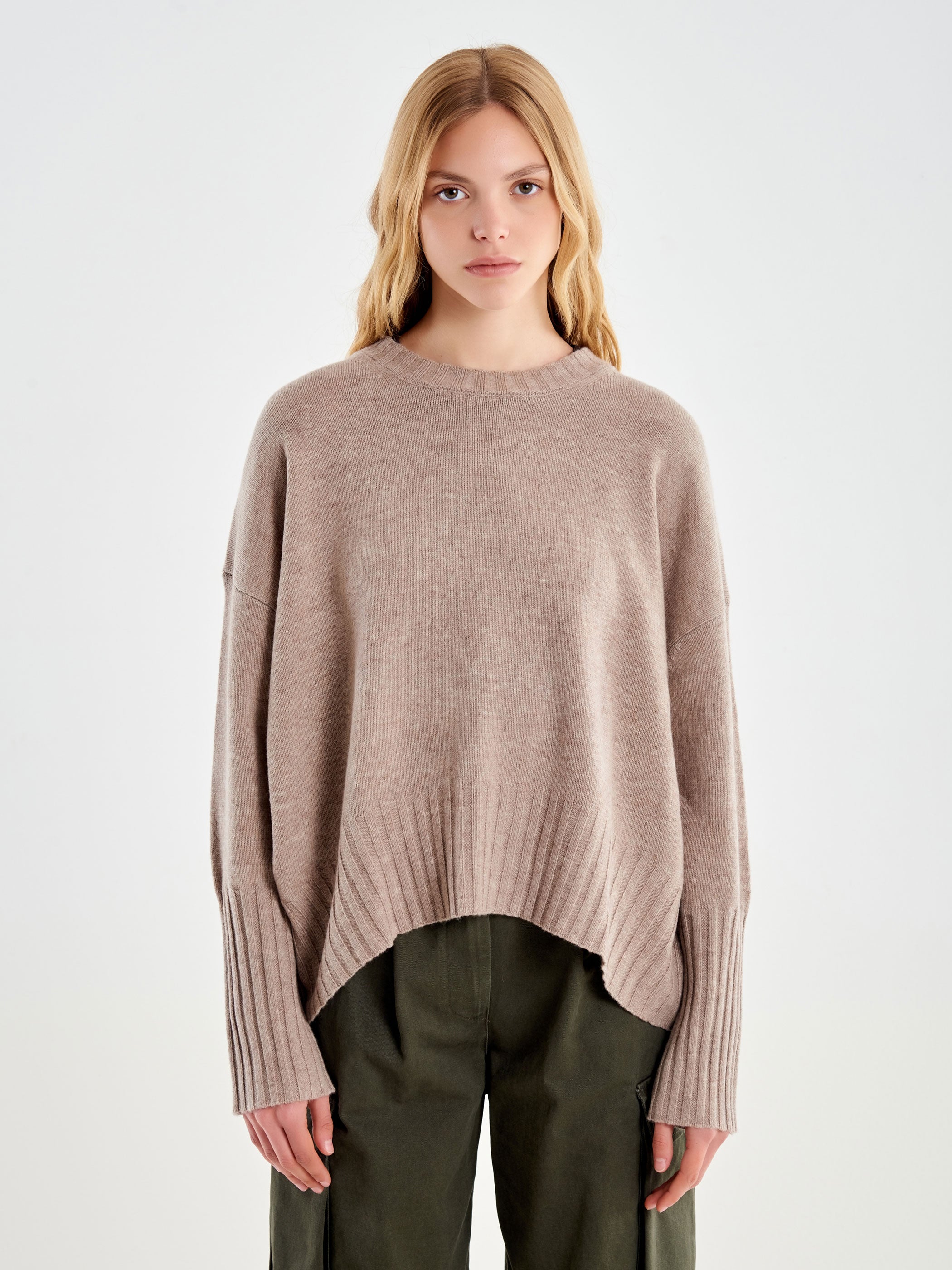 VICOLO · Jersey oversize de cuello redondo - Imagen 2