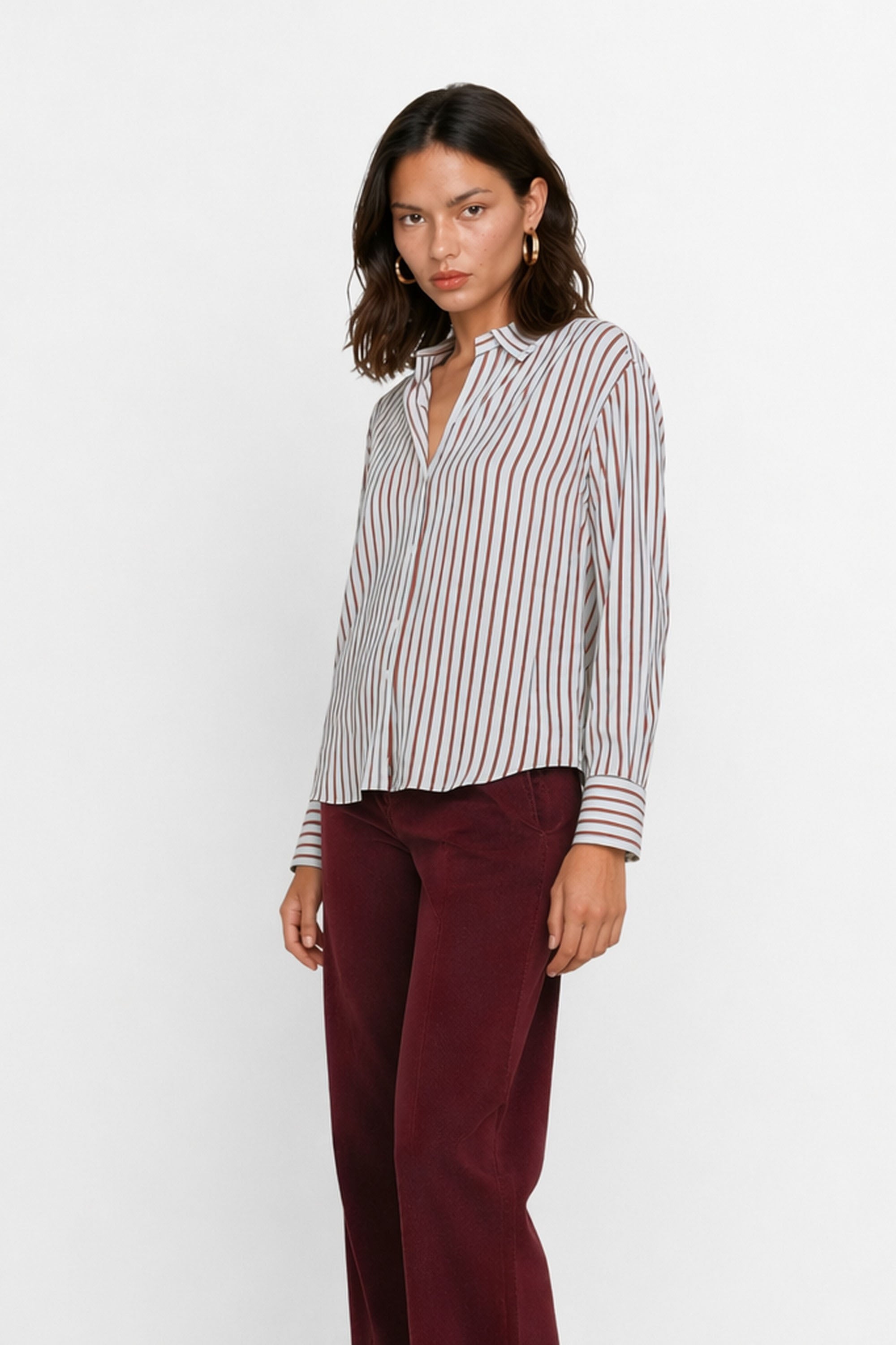 KOCCA · Camisa de rayas cruzada · Domenick - Imagen 3