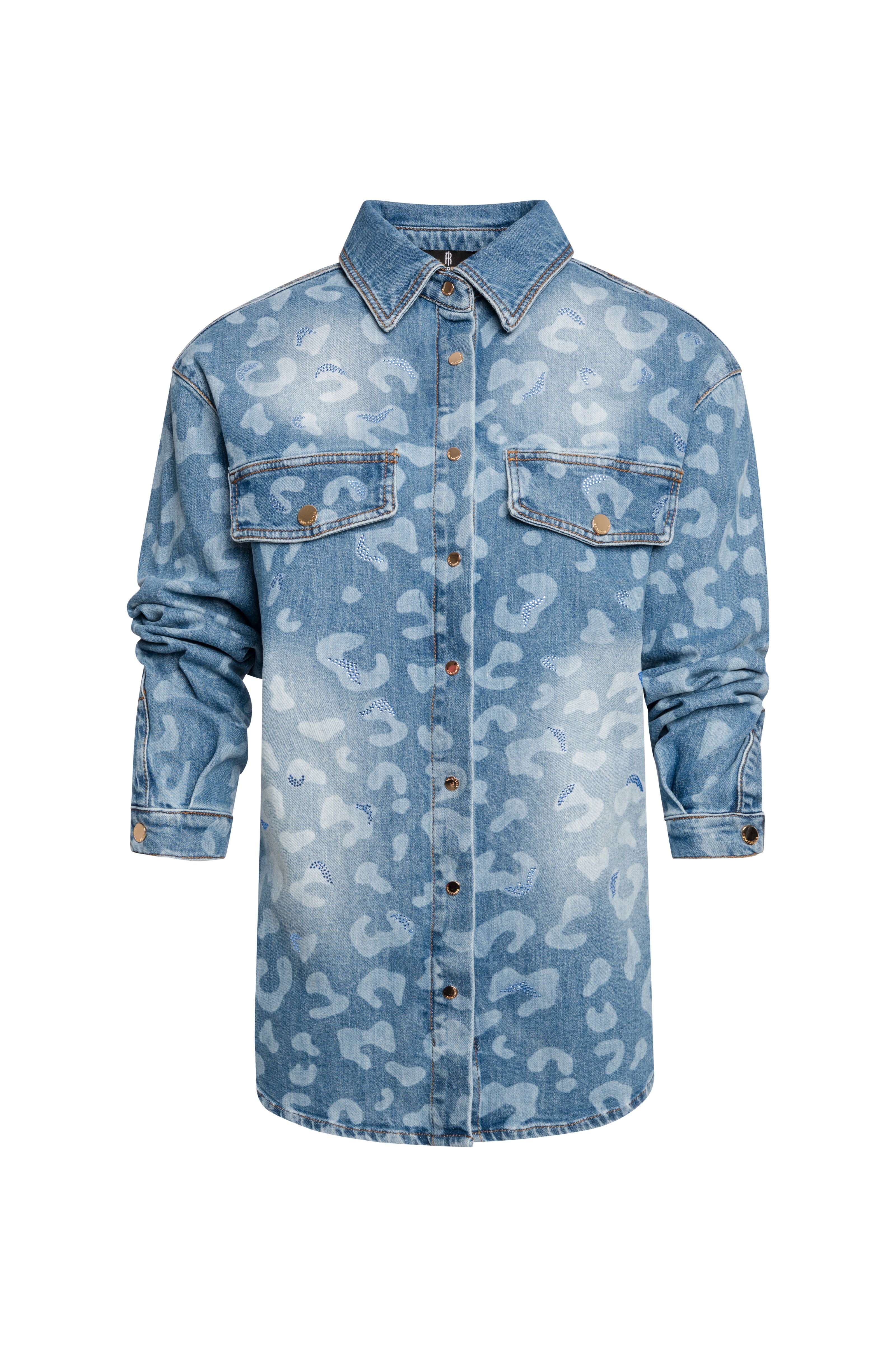 FRACOMINA · Camisa vaquera animal print