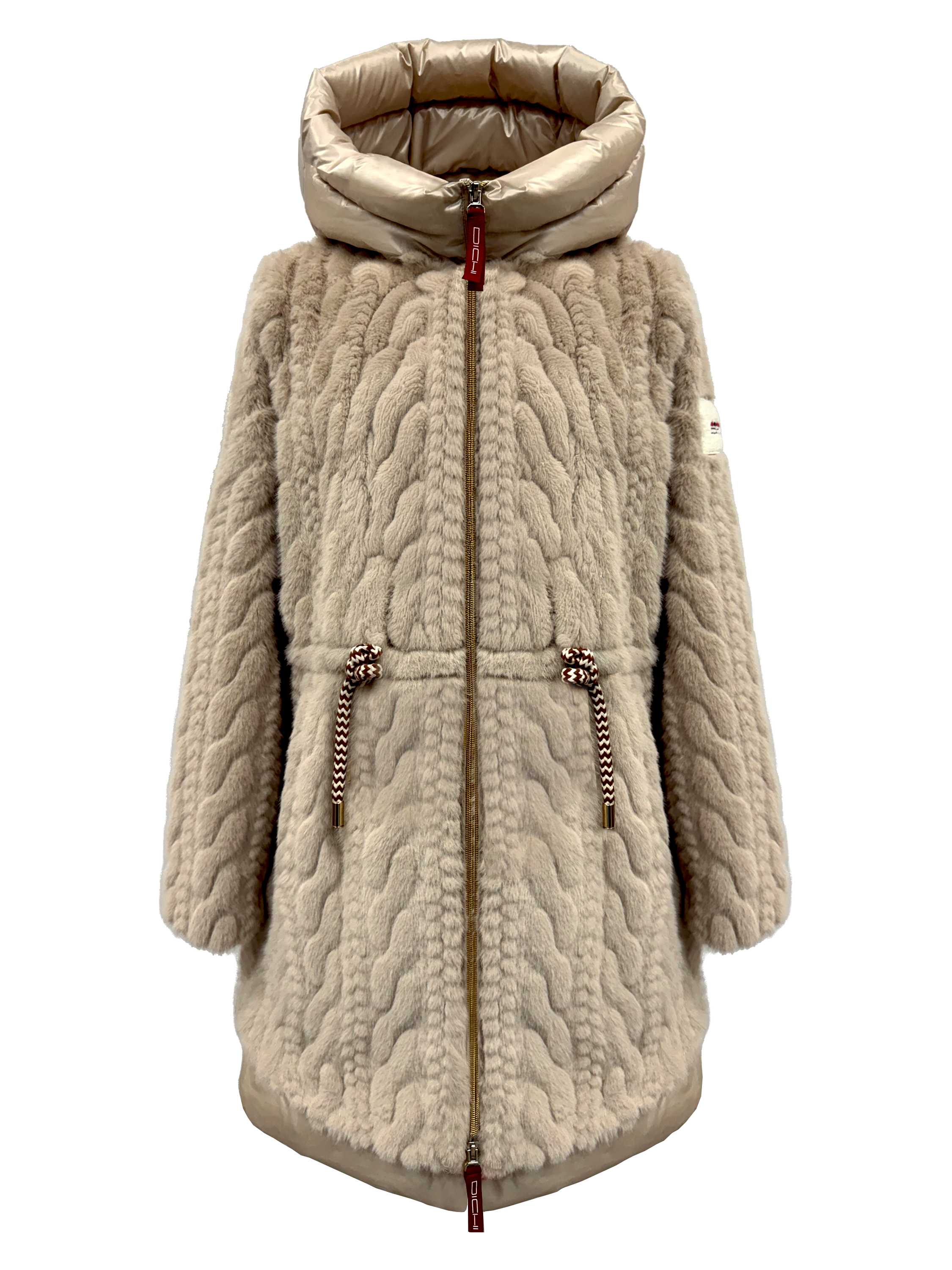 DICHI · Abrigo combinado con capucha · Vesta