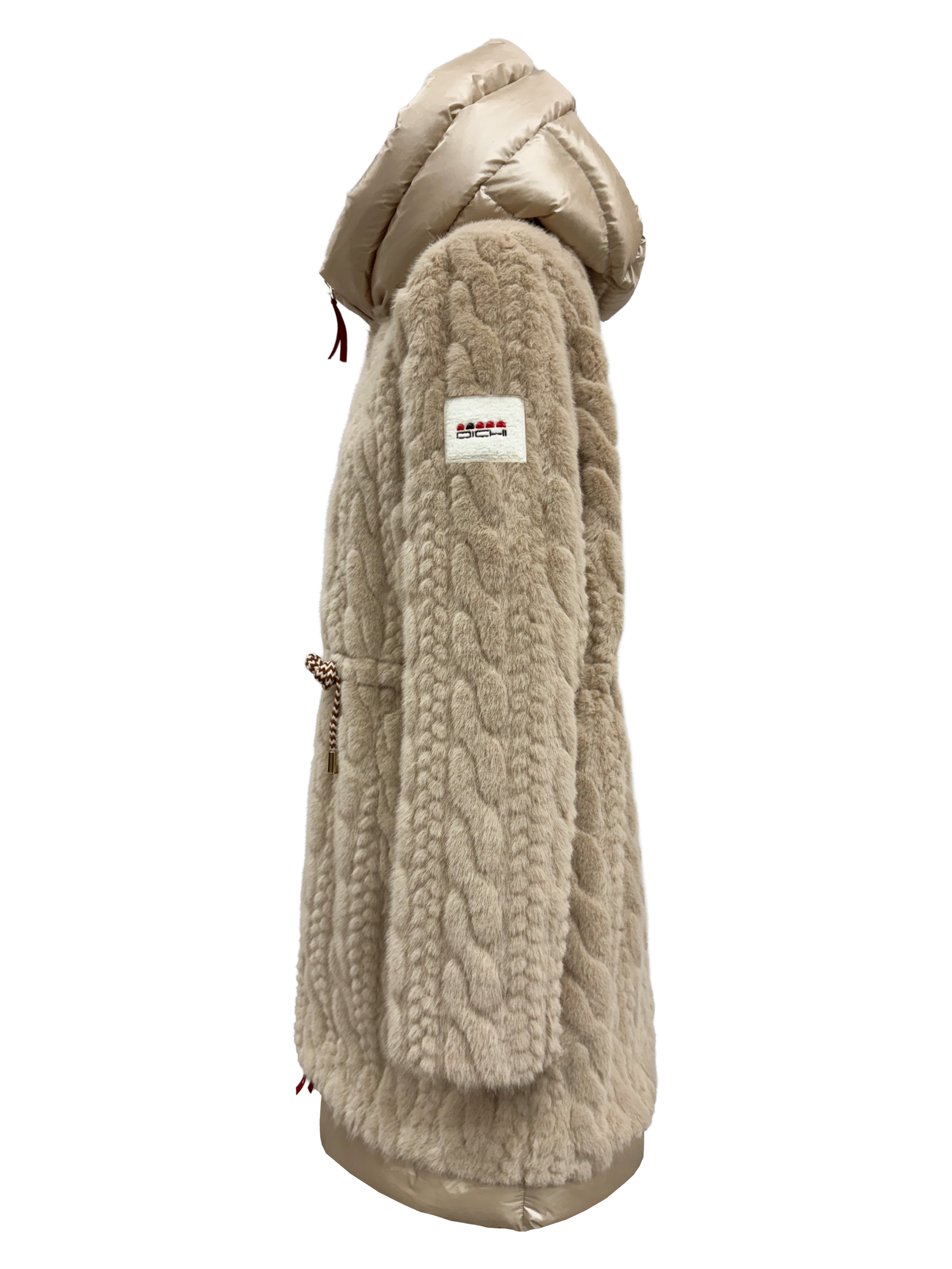 DICHI · Abrigo combinado con capucha · Vesta